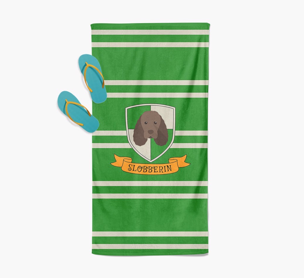 'Harry Pawter' - Personalised {breedFullName} Towel