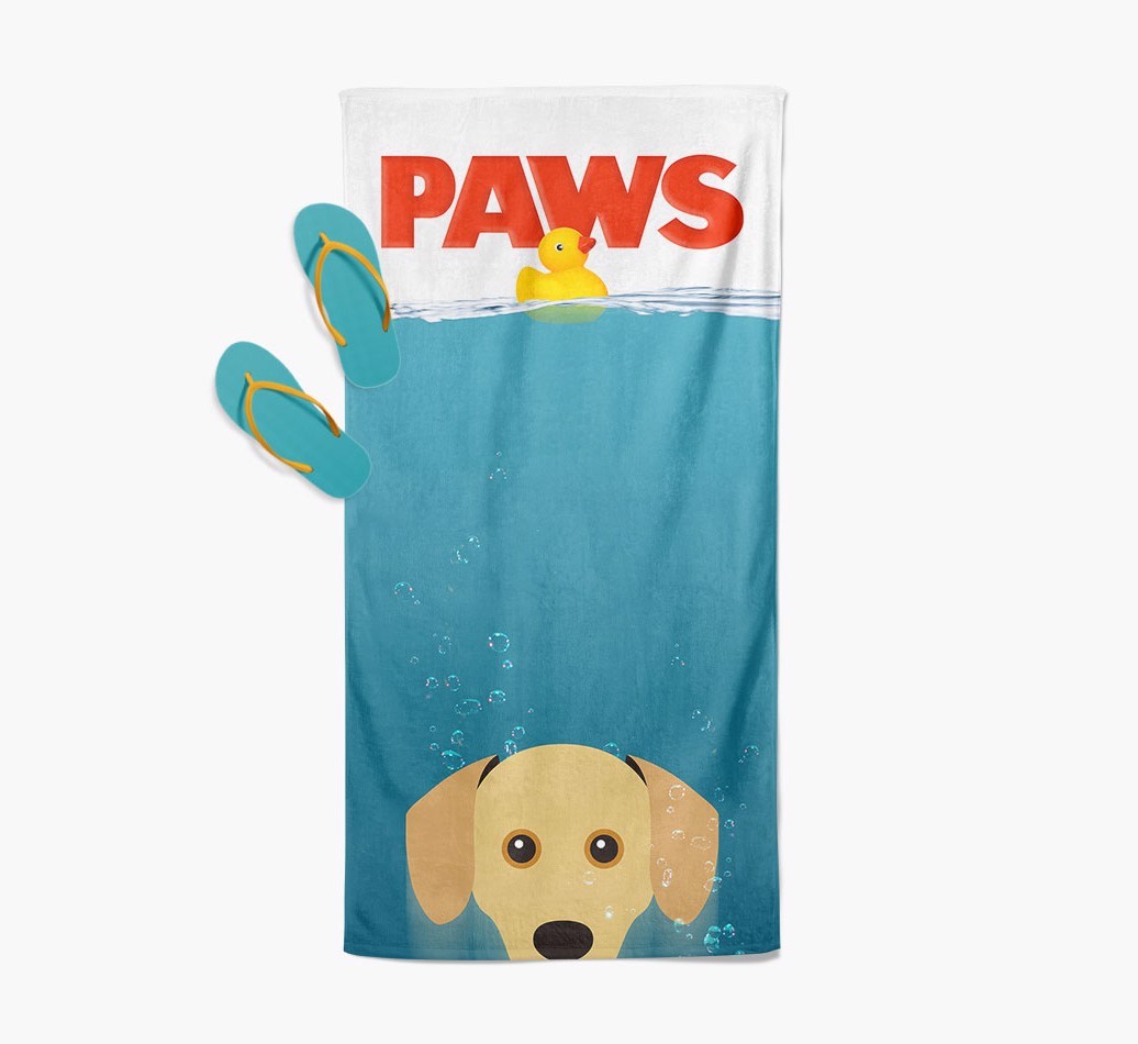 Paws: Personalised {breedFullName} Towel