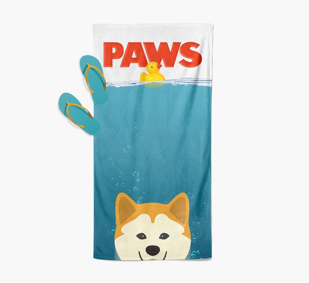 Paws: Personalised {breedFullName} Towel