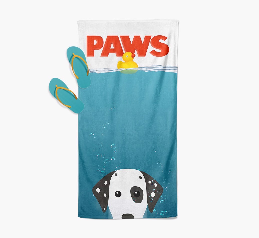 Paws: Personalised {breedFullName} Towel