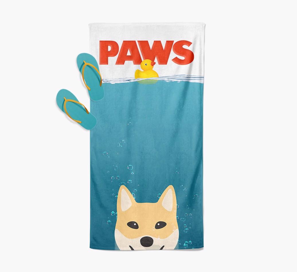 Paws: Personalized {breedFullName} Towel