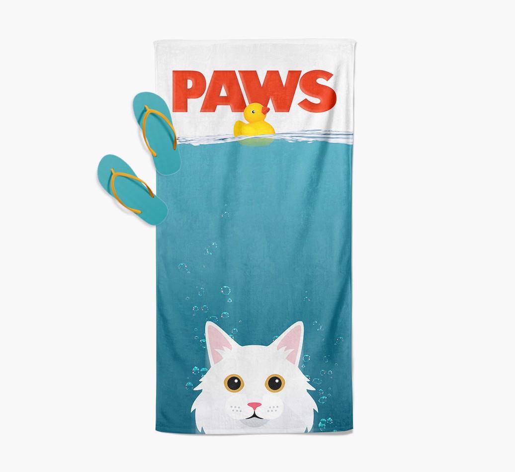 Paws: Personalized {breedCommonName} Towel