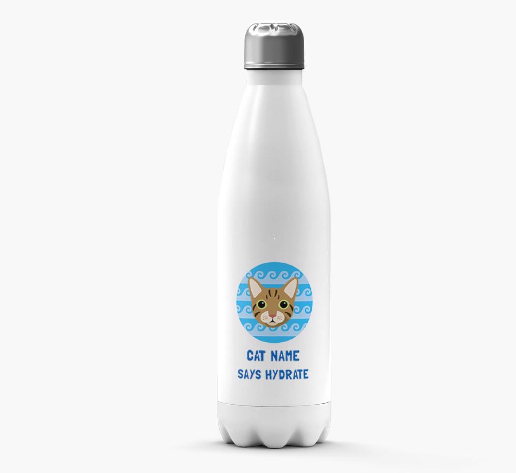 Personalized Cat Water Bottles
