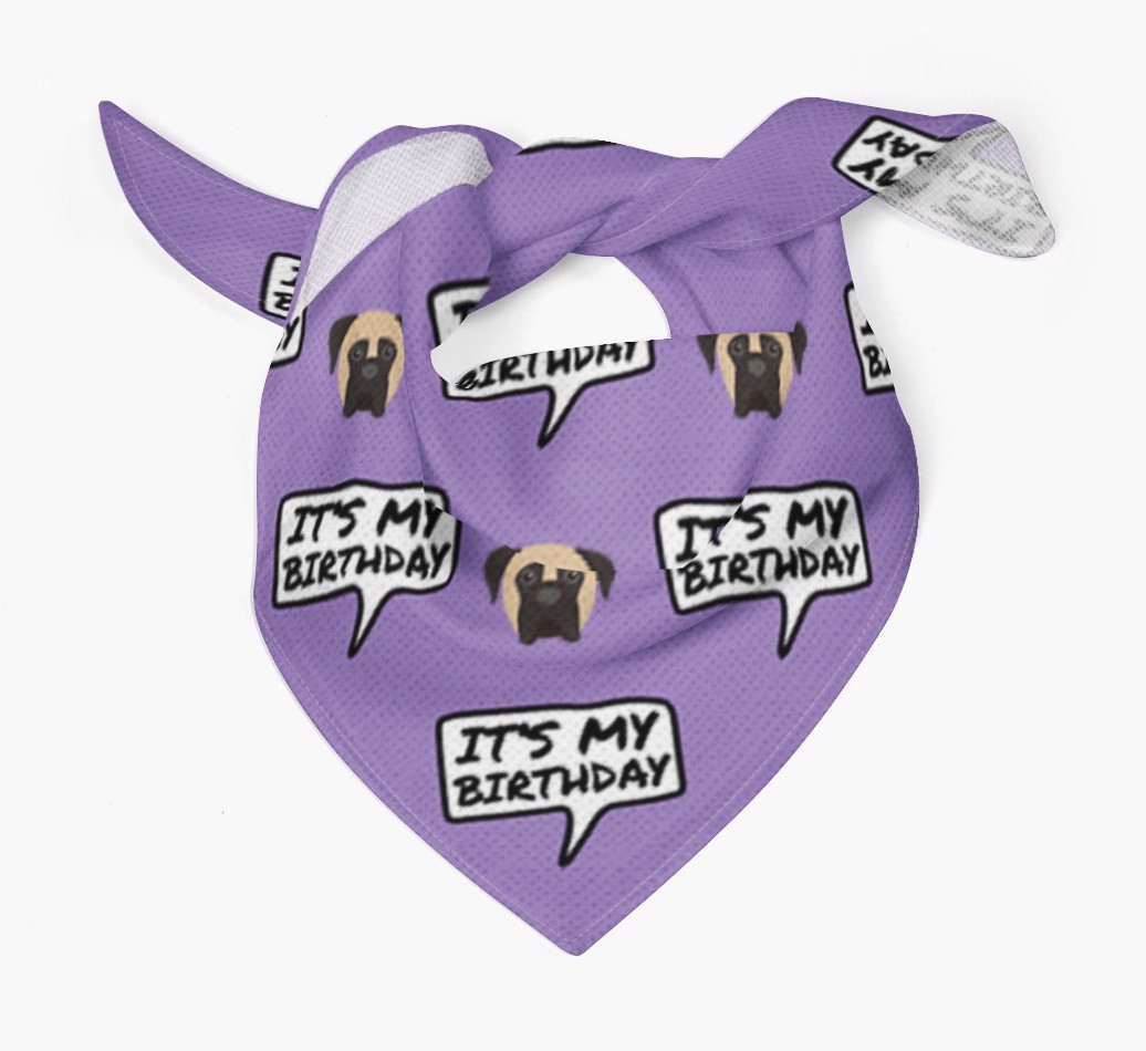 It's My Birthday {breedFullName} Bandana