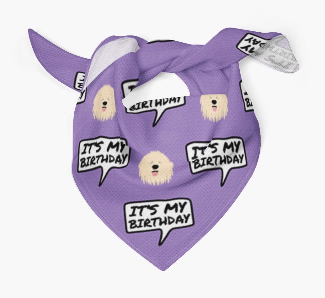 It's My Birthday {breedFullName} Bandana