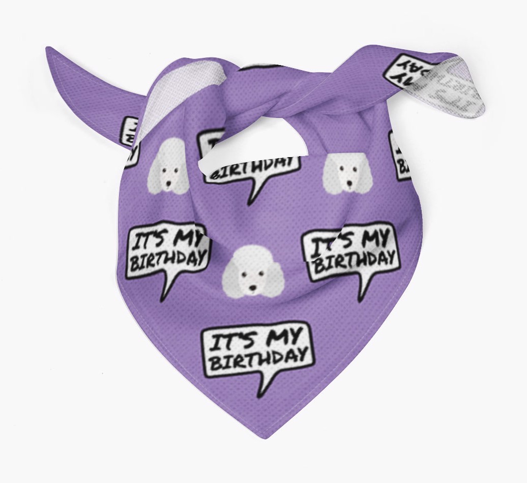 It's My Birthday {breedFullName} Bandana