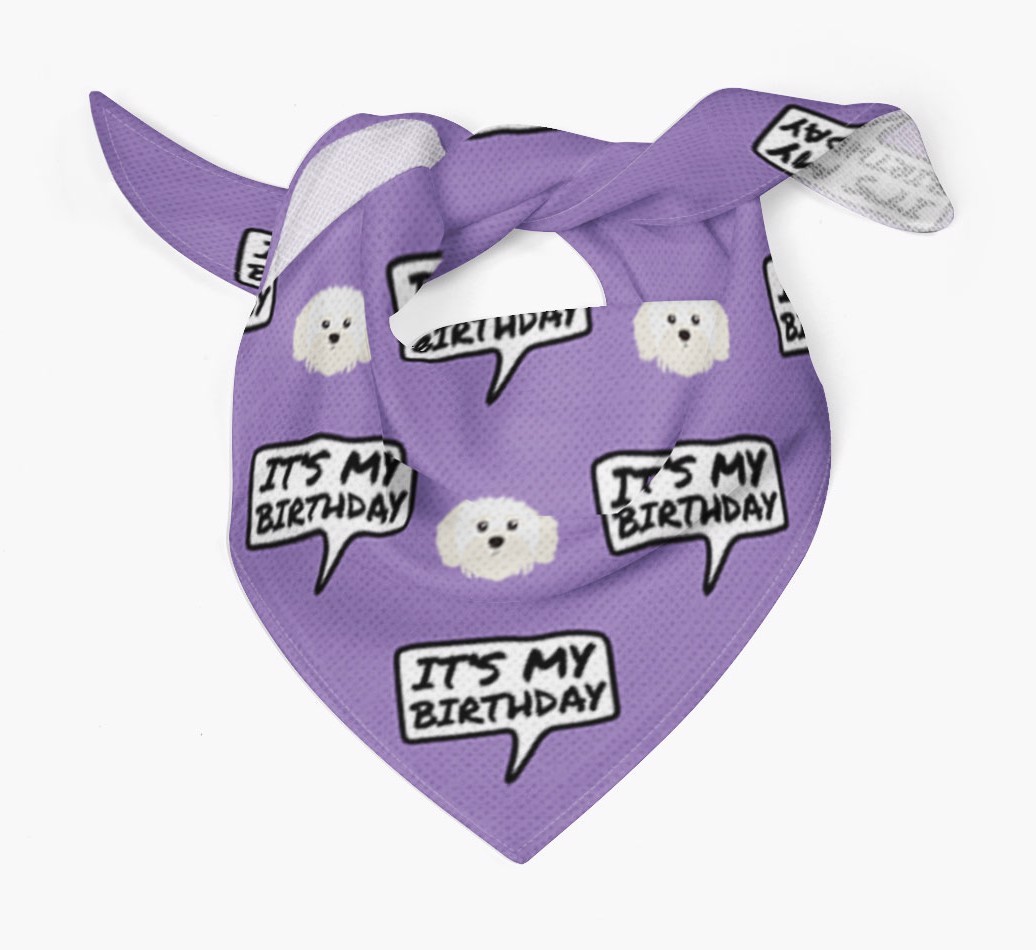 It's My Birthday {breedFullName} Bandana
