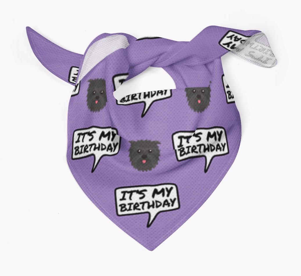 It's My Birthday {breedFullName} Bandana