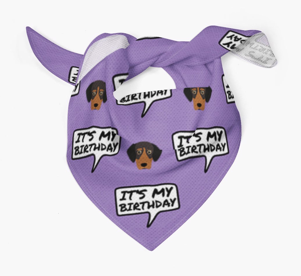 It's My Birthday {breedFullName} Bandana