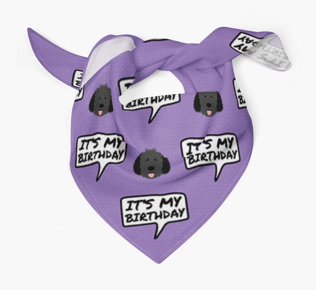 It's My Birthday {breedFullName} Bandana
