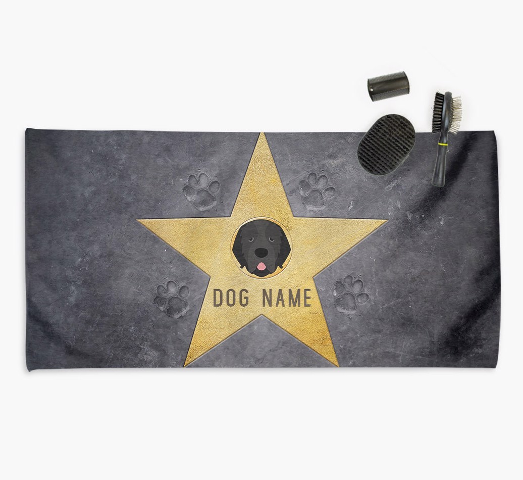 Star Of Fame - Personalised {breedFullName} Towel