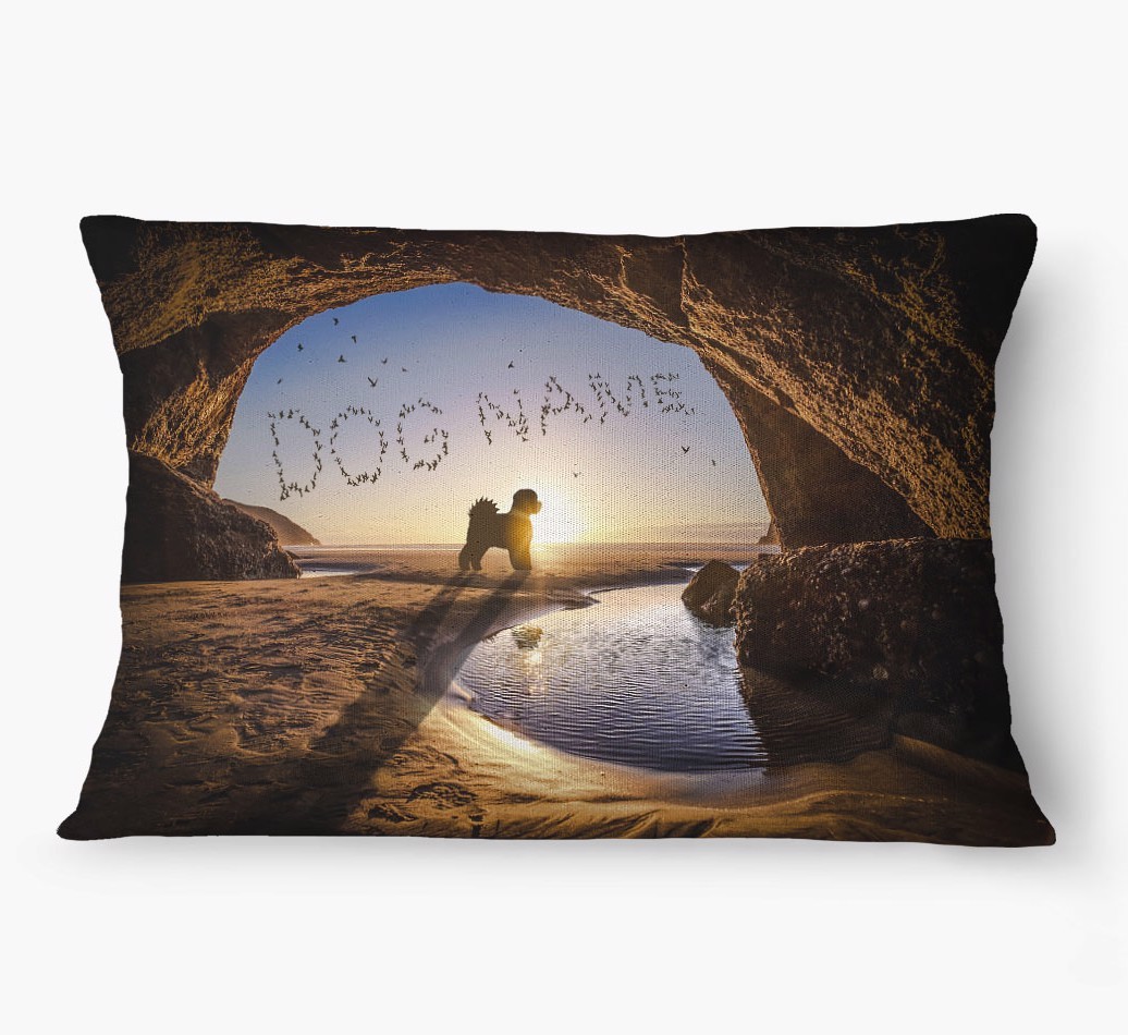 'Cave' - Personalized {breedFullName} Dog Bed