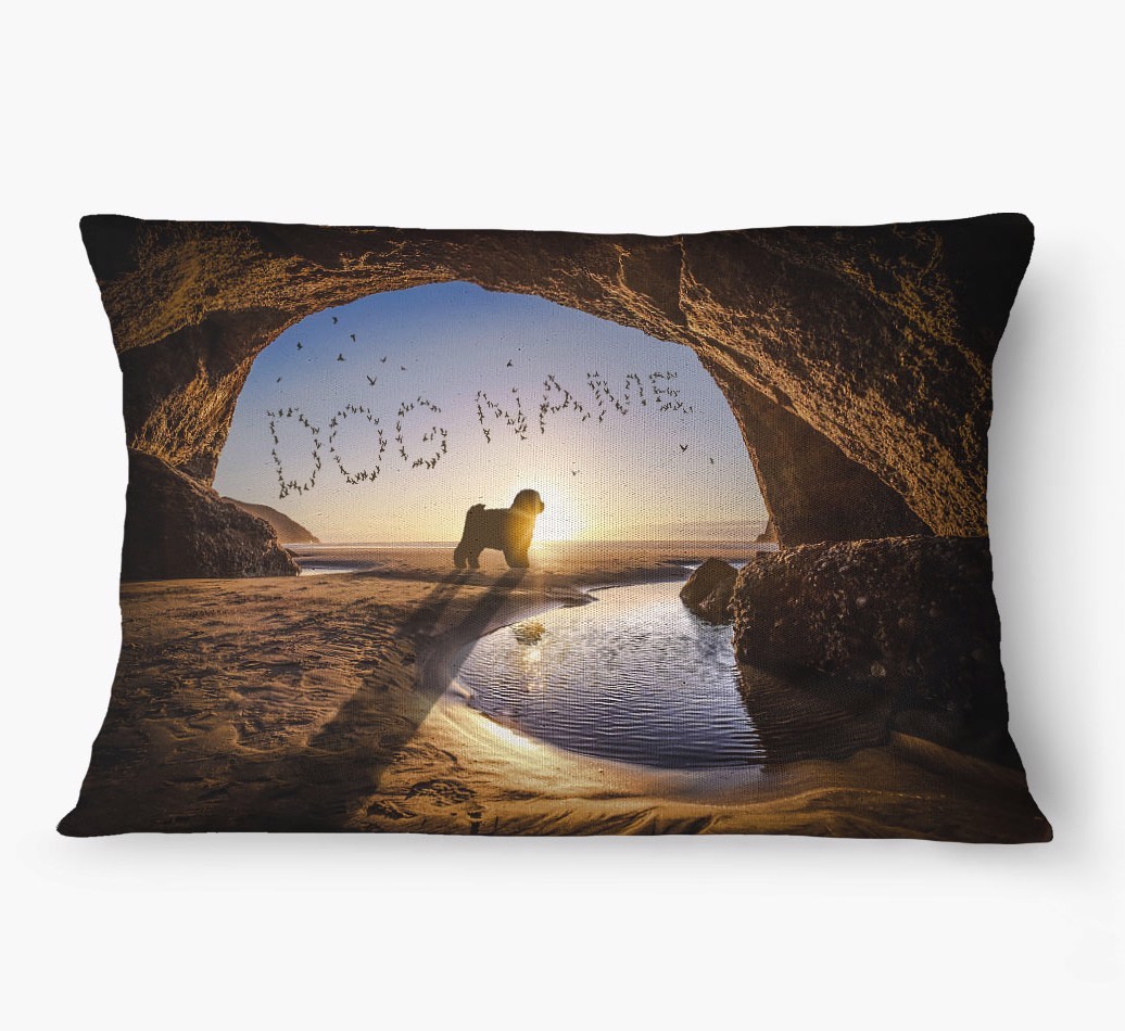 'Cave' - Personalized {breedFullName} Dog Bed