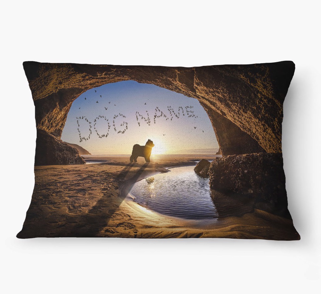 'Cave' - Personalized {breedFullName} Dog Bed