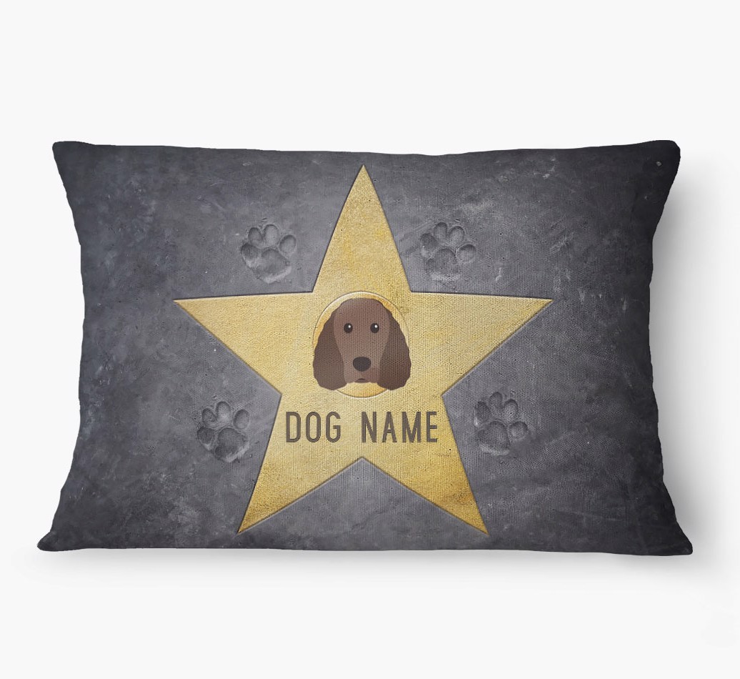 'Star of Fame' - Personalized {breedFullName} Dog Bed