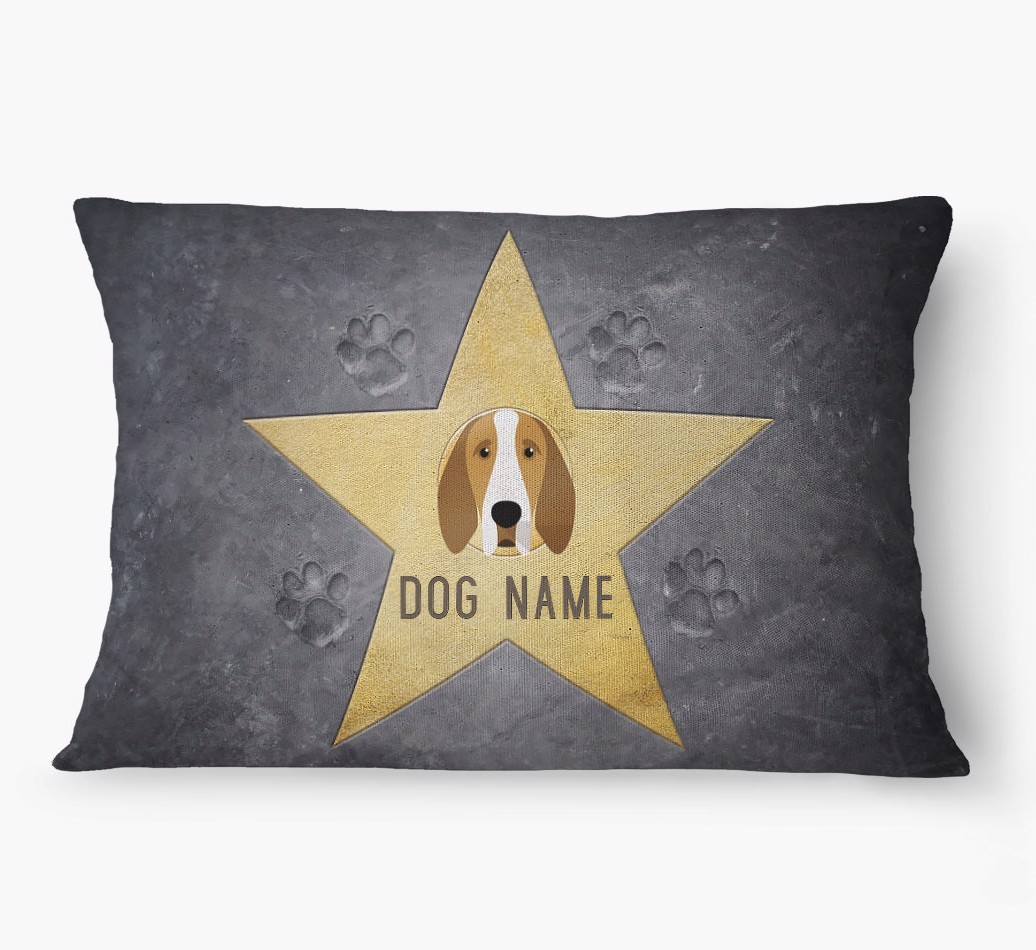'Star of Fame' - Personalized {breedFullName} Dog Bed