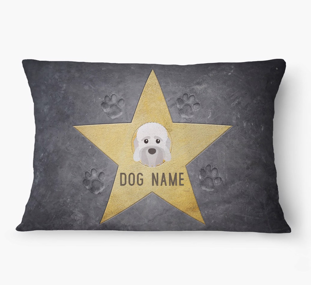 'Star of Fame' - Personalized {breedFullName} Dog Bed
