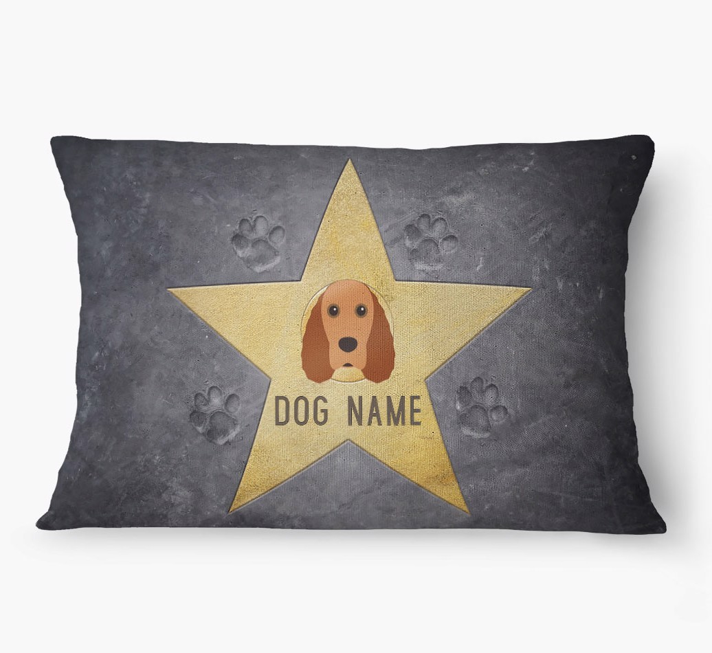 'Star of Fame' - Personalized {breedFullName} Dog Bed