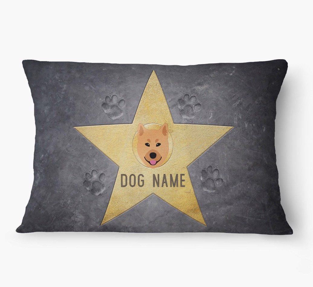 'Star of Fame' - Personalized {breedFullName} Dog Bed