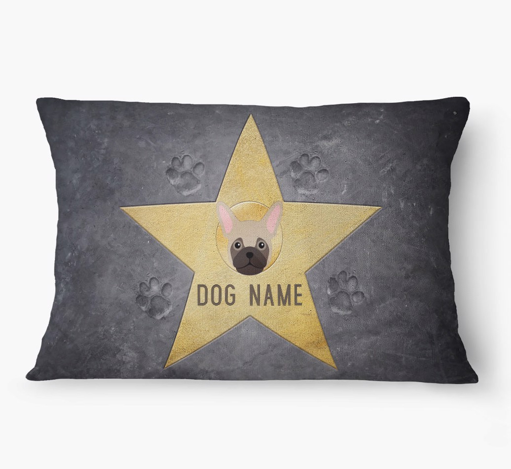 'Star of Fame' - Personalized {breedFullName} Dog Bed