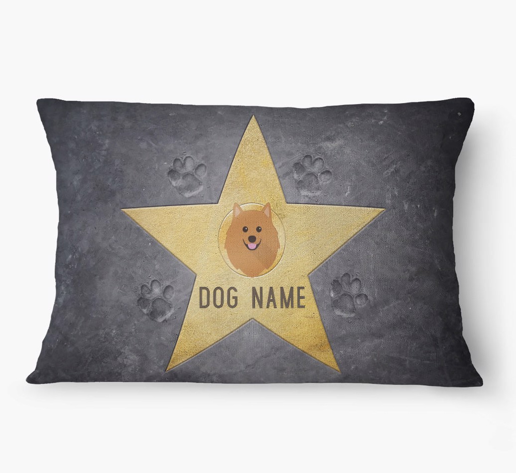 'Star of Fame' - Personalized {breedFullName} Dog Bed