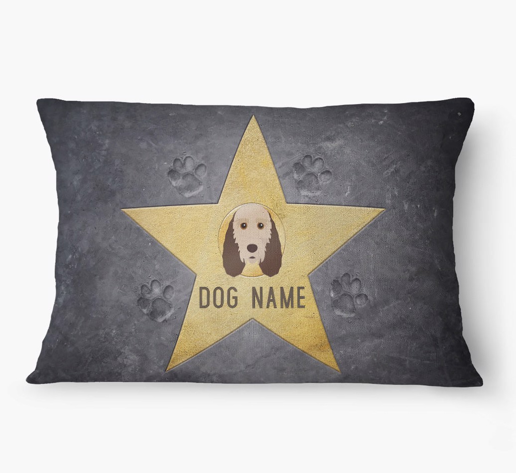 'Star of Fame' - Personalized {breedFullName} Dog Bed