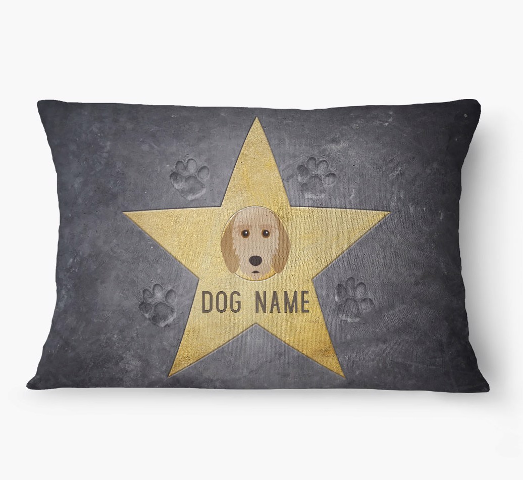 'Star of Fame' - Personalized {breedFullName} Dog Bed