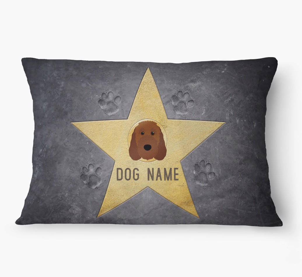 'Star of Fame' - Personalized {breedFullName} Dog Bed