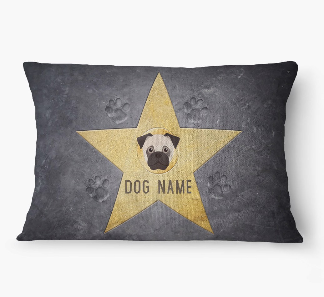 'Star of Fame' - Personalised {breedFullName} Dog Bed