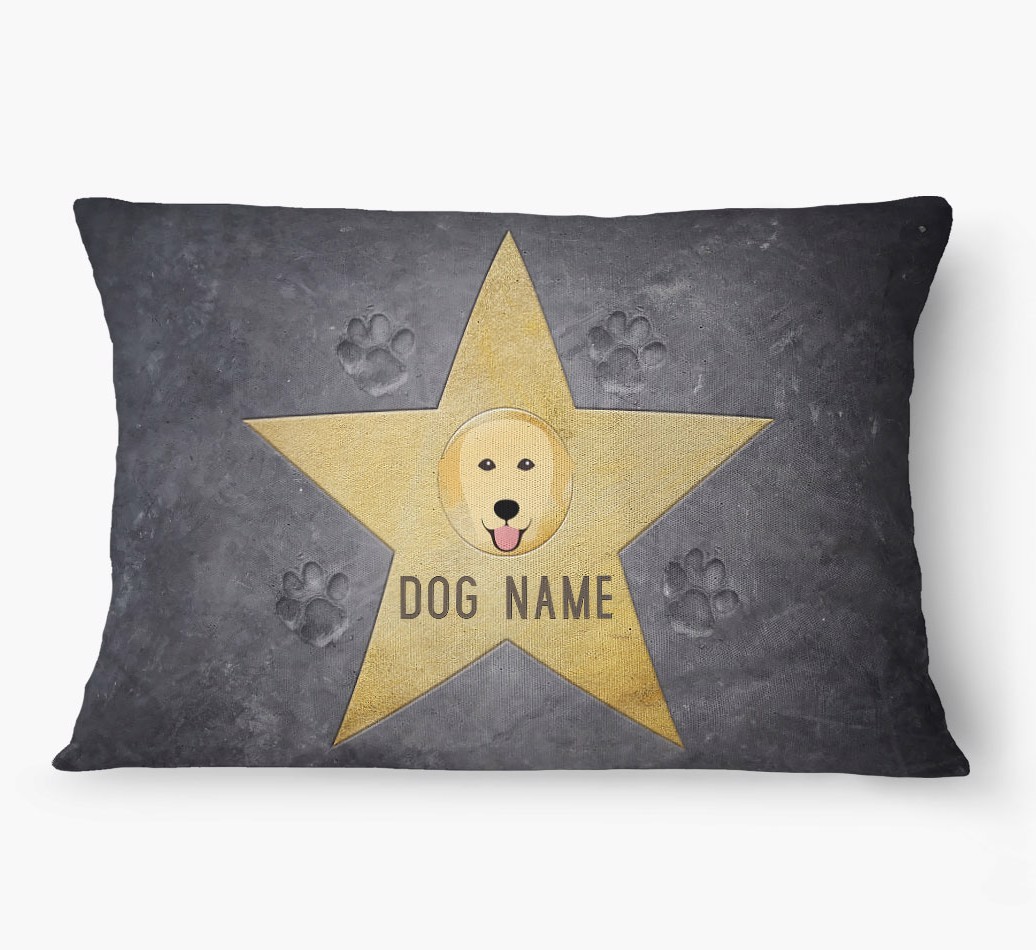 'Star of Fame' - Personalized {breedFullName} Dog Bed