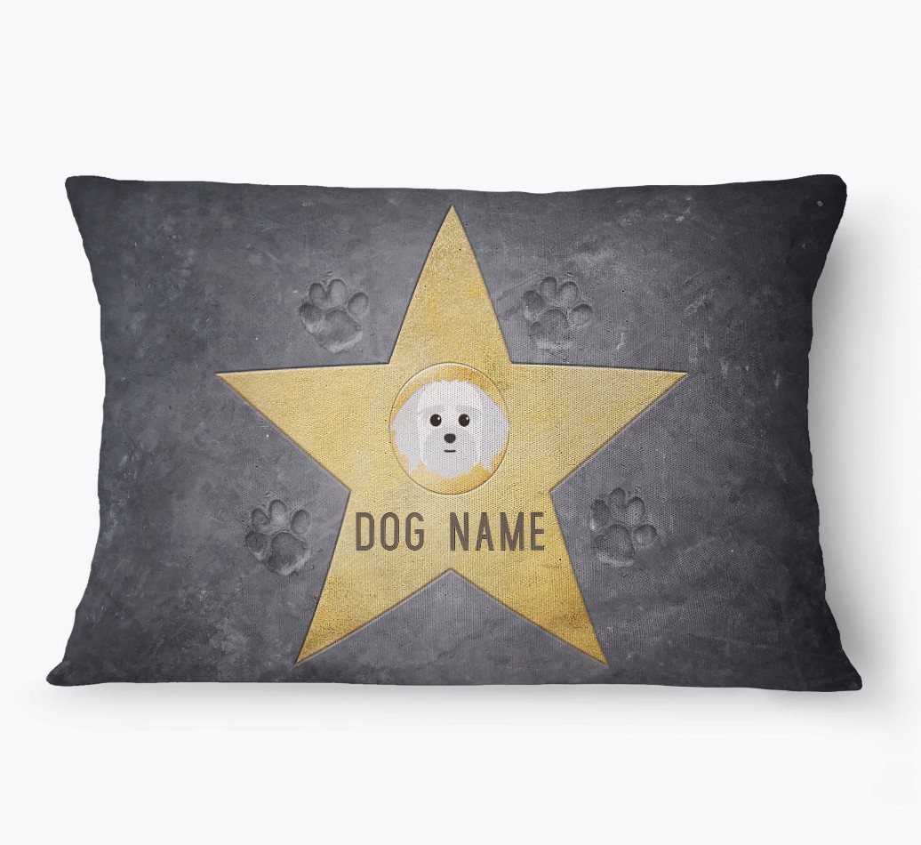 'Star of Fame' - Personalized {breedFullName} Dog Bed