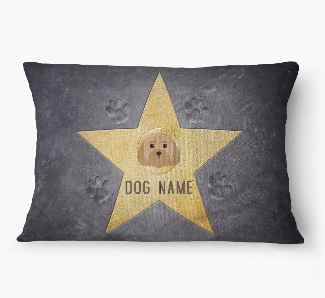 'Star of Fame' - Personalized {breedFullName} Dog Bed