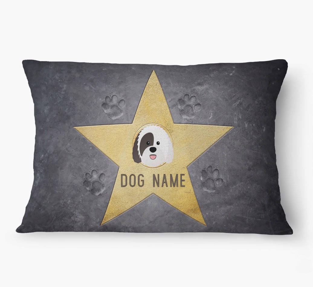 'Star of Fame' - Personalized {breedFullName} Dog Bed