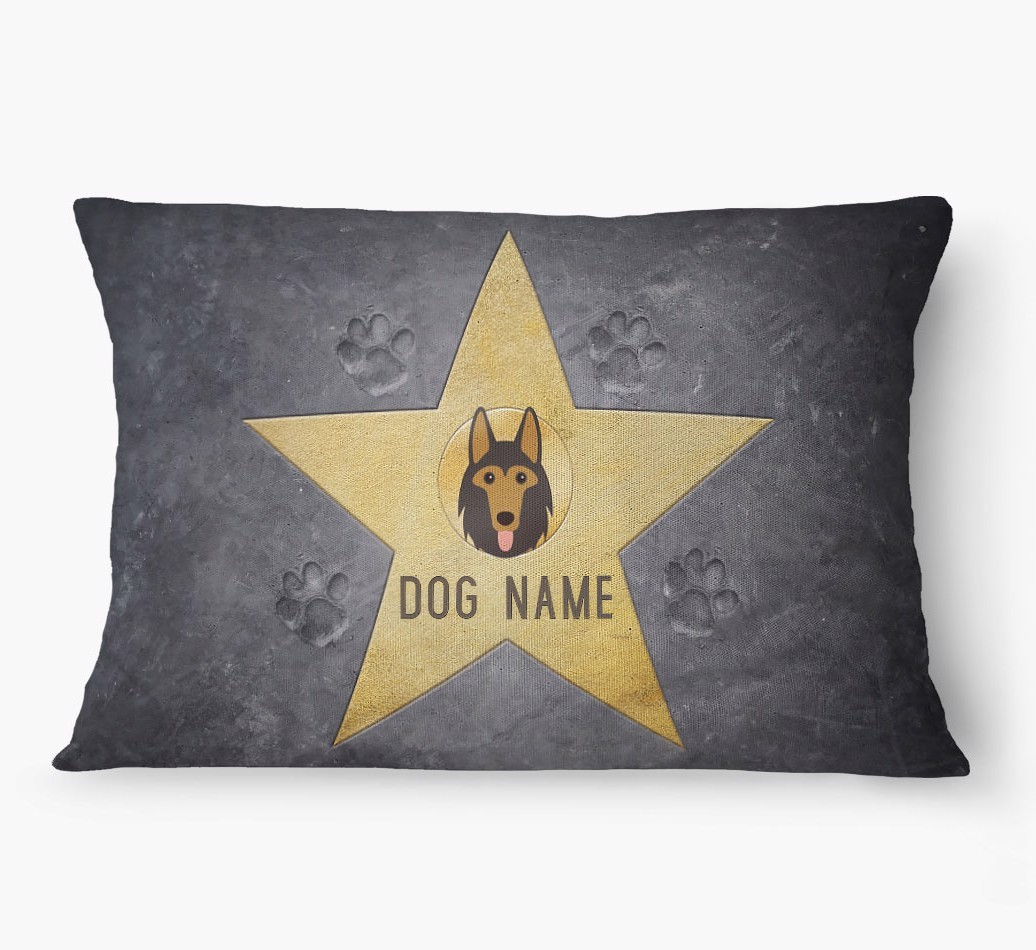 'Star of Fame' - Personalized {breedFullName} Dog Bed