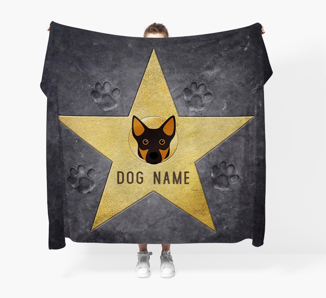 'Star of Fame' - Personalized {breedFullName} Blanket