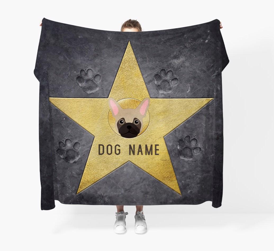 'Star of Fame' - Personalized {breedFullName} Blanket
