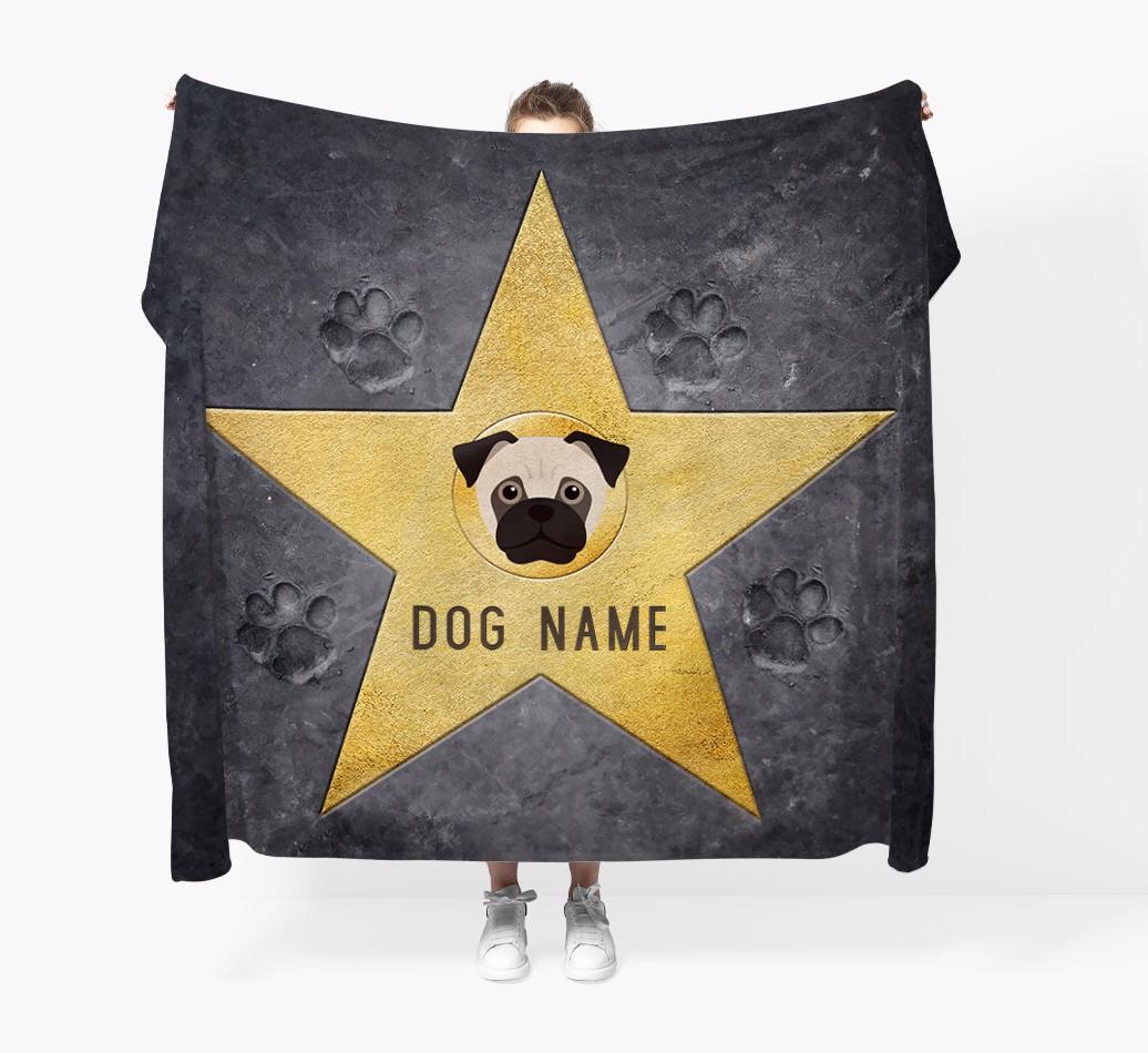 'Star of Fame' - Personalized {breedFullName} Blanket