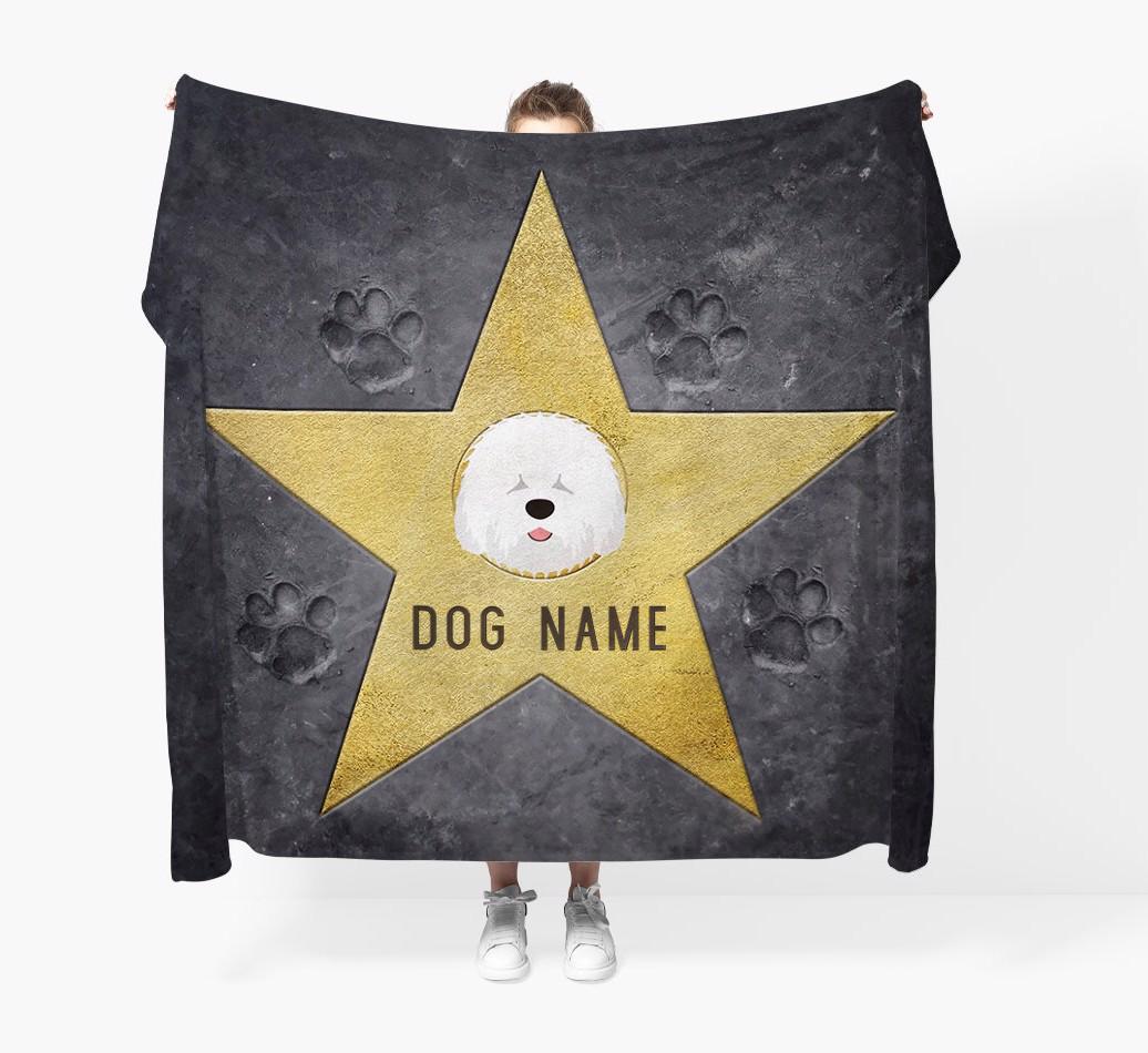 'Star of Fame' - Personalized {breedFullName} Blanket