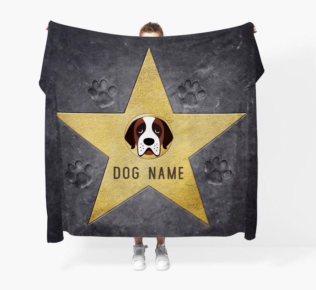 'Star of Fame' - Personalized {breedFullName} Blanket