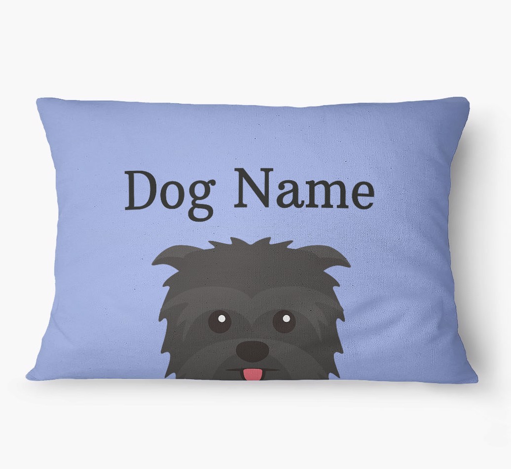 'Peeking Yappicon' - Personalized {breedFullName} Dog Bed