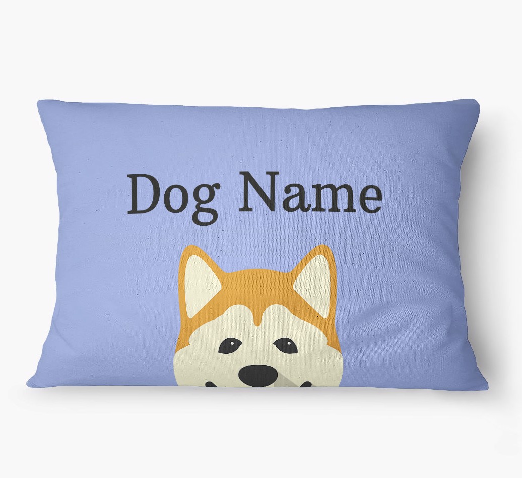 'Peeking Yappicon' - Personalised {breedFullName} Dog Bed