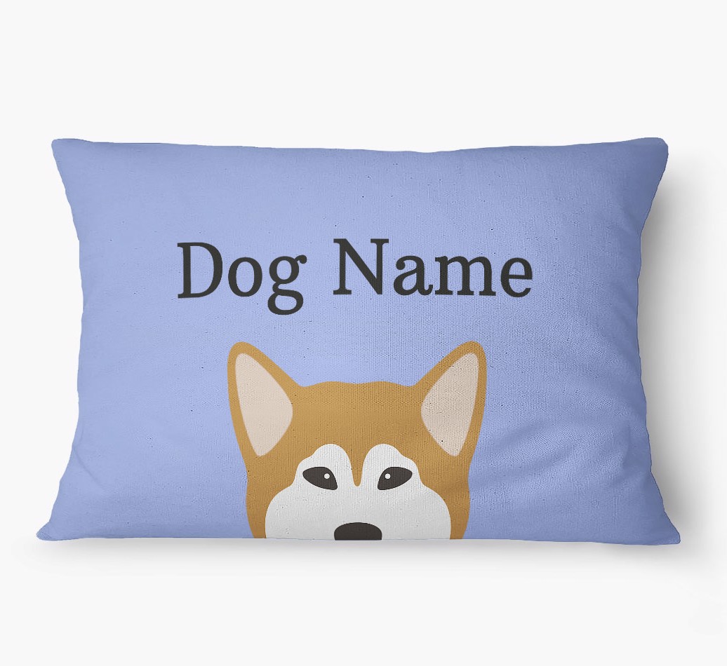 'Peeking Yappicon' - Personalised {breedFullName} Dog Bed