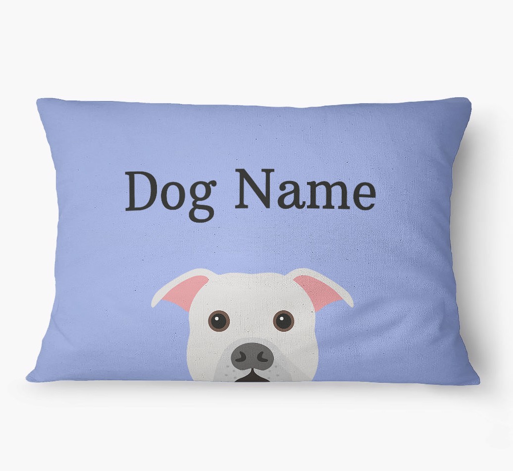 'Peeking Yappicon' - Personalized {breedFullName} Dog Bed