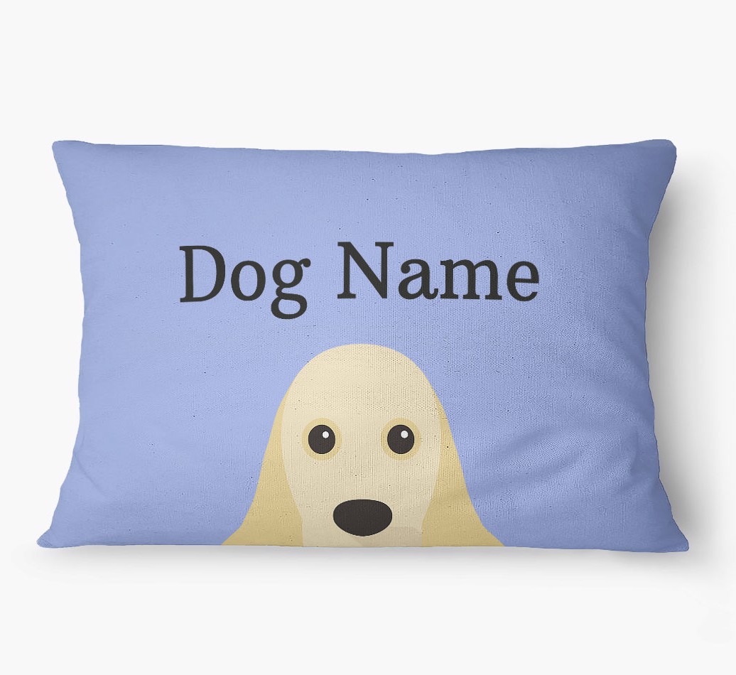 'Peeking Yappicon' - Personalized {breedFullName} Dog Bed