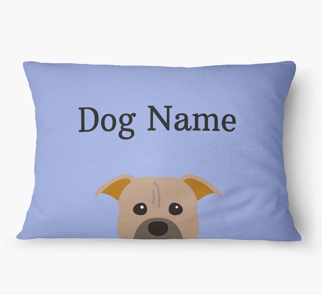 'Peeking Yappicon' - Personalised {breedFullName} Dog Bed