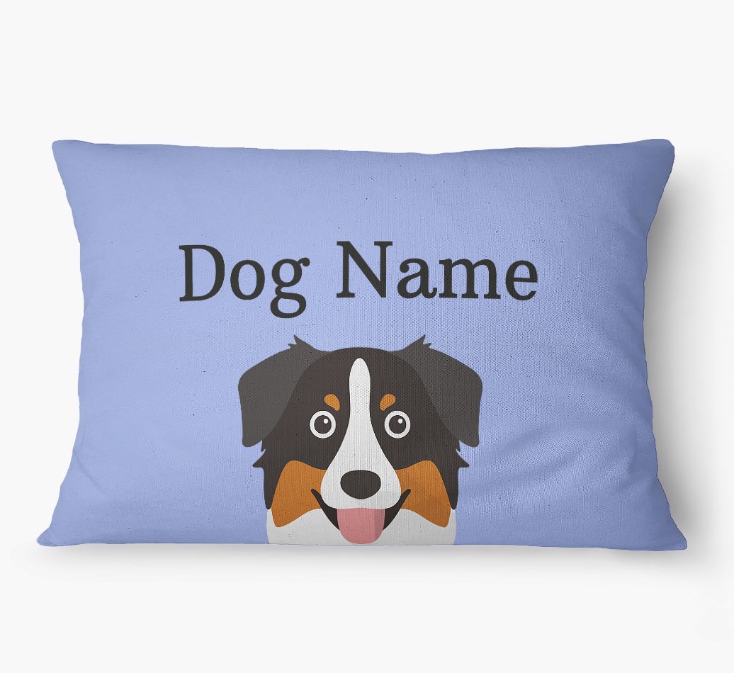'Peeking Yappicon' - Personalized {breedFullName} Dog Bed