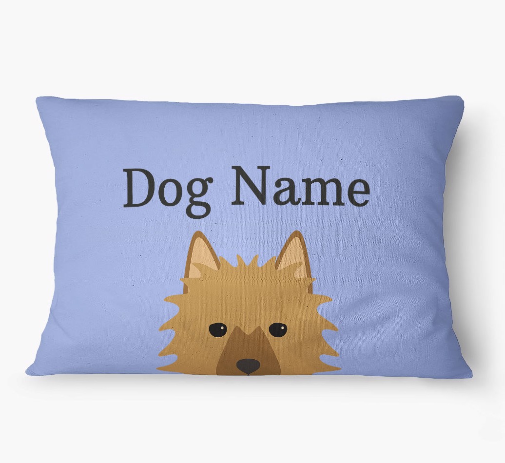 'Peeking Yappicon' - Personalised {breedFullName} Dog Bed