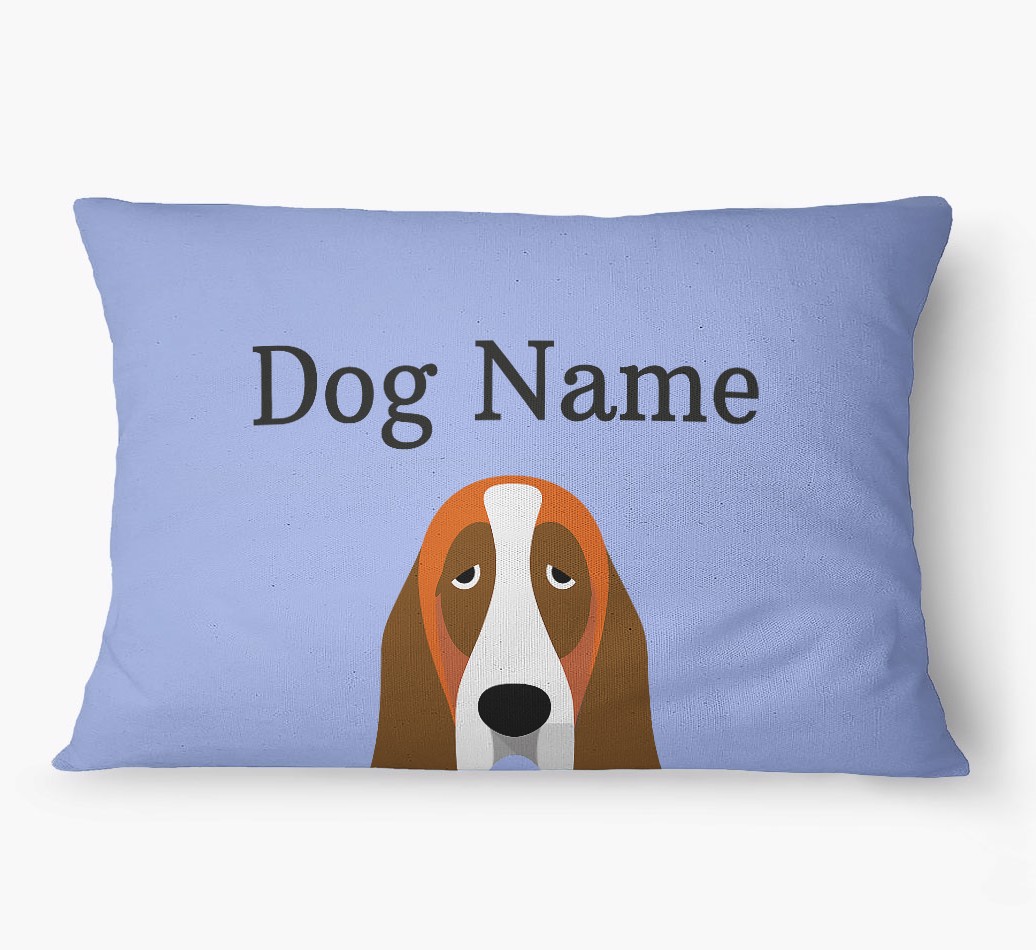'Peeking Yappicon' - Personalized {breedFullName} Dog Bed