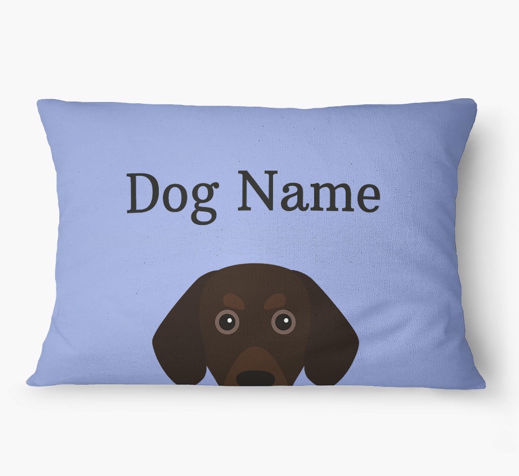 'Peeking Yappicon' - Personalized {breedFullName} Dog Bed