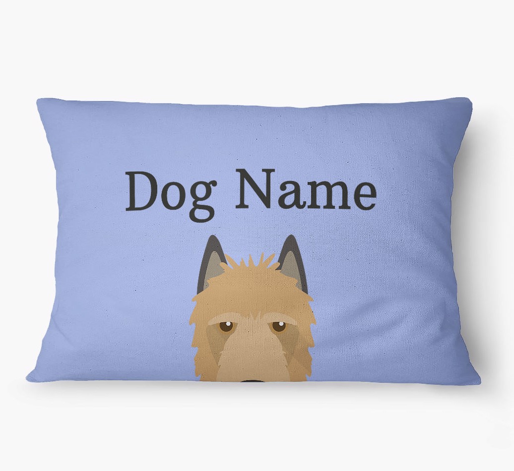 'Peeking Yappicon' - Personalized {breedFullName} Dog Bed
